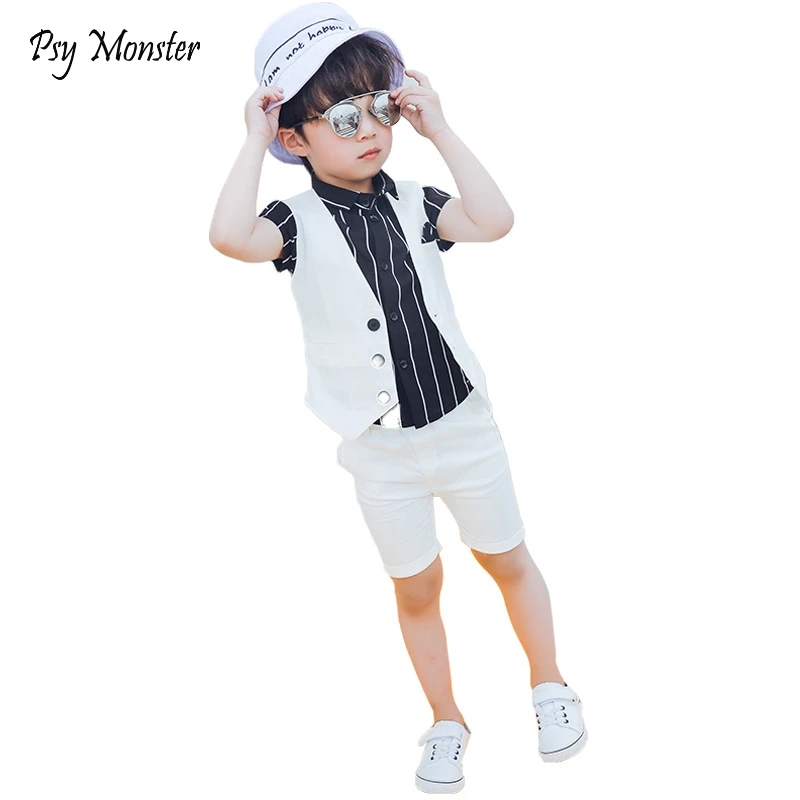 Kids Summer Clothing set Flower Boys Formal Dress Waist Coat Shorts Kids Baby Prom wedding Birthday Party Suits F115
Kids Summer Clothing set Flower Boys Formal Dress Waist Coat Shorts Kids Baby Prom wedding Birthday Party Suits F115
