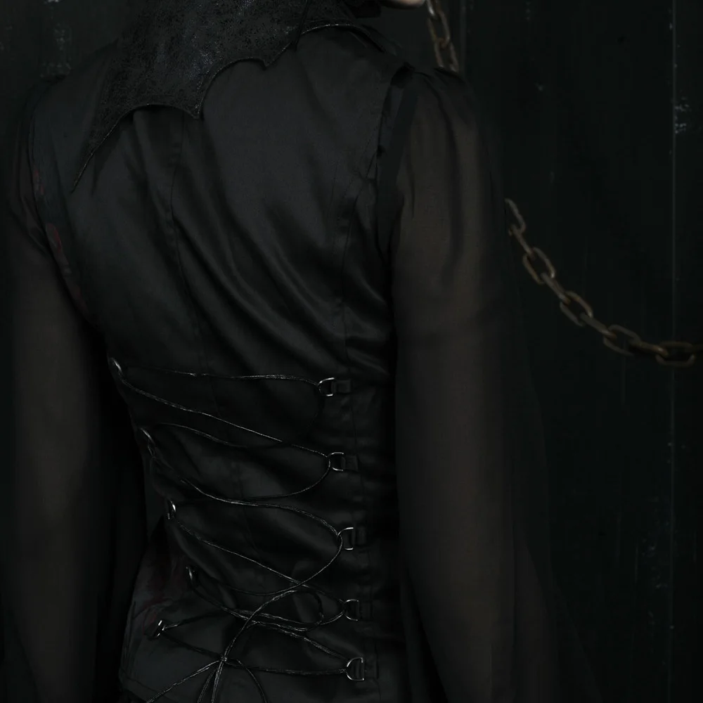 Gothic Mens Women Punk Rave Visual Kei Vest Rock fashion clothing vampire Jacket Y330
Gothic Mens Women Punk Rave Visual Kei Vest Rock fashion clothing vampire Jacket Y330