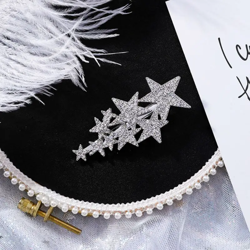 Korean Full Glitter Rhinestone Duckbill Hair Clip Girls Irregular Big Small Star Hairpin Geometric Metallic Gold Silver Clip
Korean Full Glitter Rhinestone Duckbill Hair Clip Girls Irregular Big Small Star Hairpin Geometric Metallic Gold Silver Clip