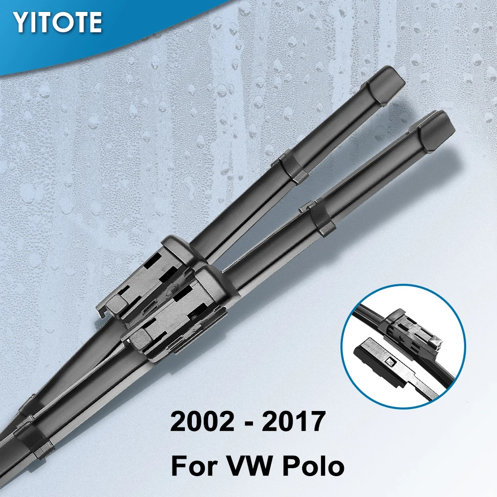 Щетки стеклоочистителя YITOTE для Volkswagen VW Polo Hatchback MK4 MK5, боковые штифты/кнопки, модель года с 2002 по 2017
Щетки стеклоочистителя YITOTE для Volkswagen VW Polo Hatchback MK4 MK5, боковые штифты/кнопки, модель года с 2002 по 2017