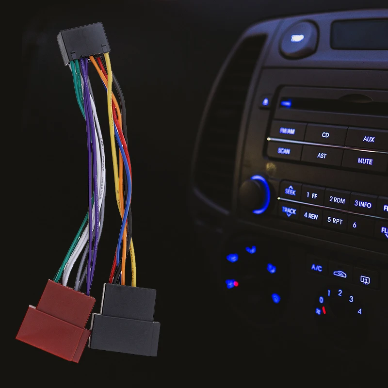 1 шт. адаптер жгут проводов для Kenwood/JVC, автомобильное стерео радио, стандартный разъем ISO, адаптер, 16-контактный Штекерный кабель
1 шт. адаптер жгут проводов для Kenwood/JVC, автомобильное стерео радио, стандартный разъем ISO, адаптер, 16-контактный Штекерный кабель