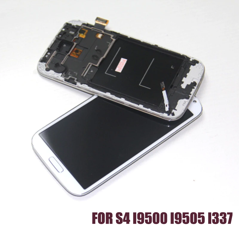 Совместимый с Samsung Galaxy S4 I9500 I9505 I337 ЖК-дисплей сенсорный экран дигитайзером в сборе