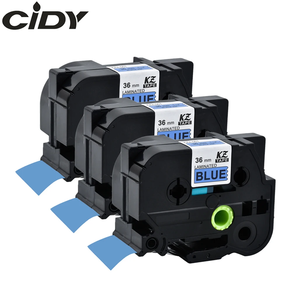 CIDY 3pcs Tze-561 TZE561 36mm Black on Blue Compatible 6mm P-touch Laminated Tape Tz561 Tz-561 Label tape
CIDY 3pcs Tze-561 TZE561 36mm Black on Blue Compatible 6mm P-touch Laminated Tape Tz561 Tz-561 Label tape