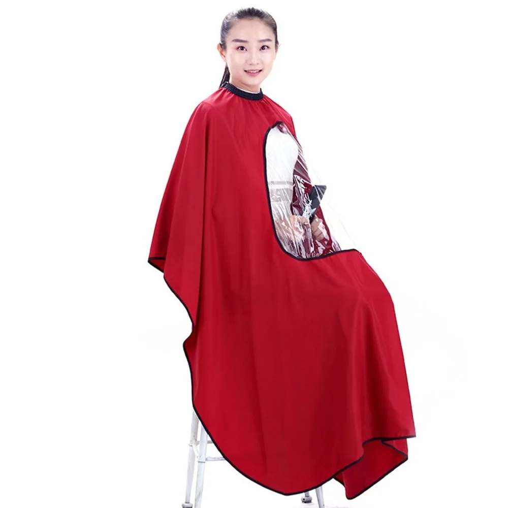 Salon Barber Hair Cutting Haircut Cape Hairdresser With Clear Transparent Viewing Window For Hair Cutting Coloring Barber Cape
Salon Barber Hair Cutting Haircut Cape Hairdresser With Clear Transparent Viewing Window For Hair Cutting Coloring Barber Cape