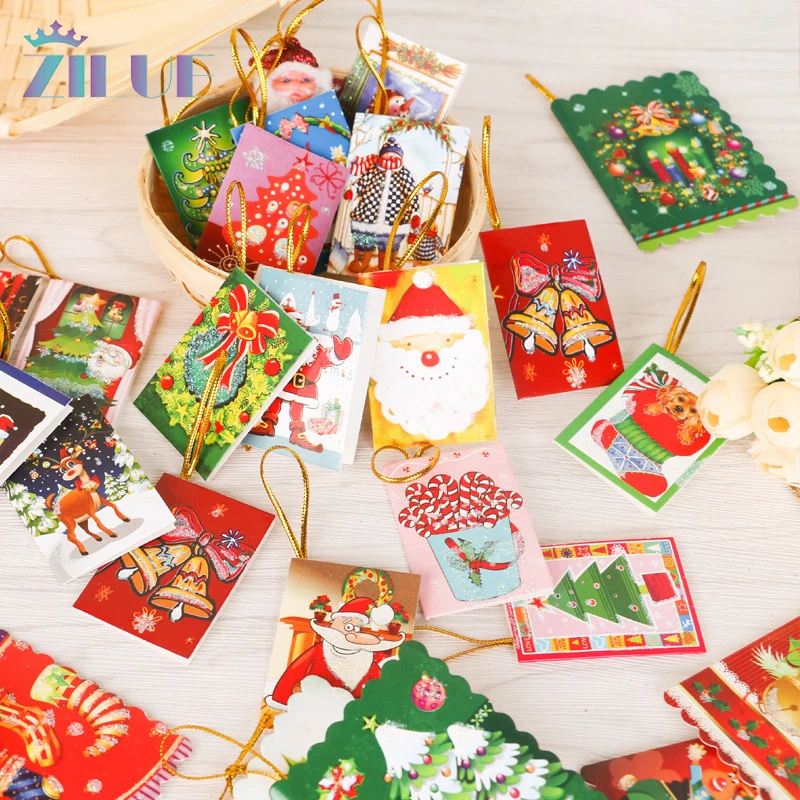 Zilue 100 шт./лот, открытка с подвеской, Рождественская елка, украшение, бумага, поздравительная открытка, Рождественская открытка, украшение, ак...
Zilue 100 шт./лот, открытка с подвеской, Рождественская елка, украшение, бумага, поздравительная открытка, Рождественская открытка, украшение, ак...