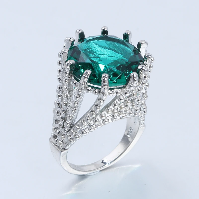 16MM Big Royal London Blue Crystal Ring Fashion Jewelry Classic Personality Finger Ring for Women Wedding Ring Gothic
16MM Big Royal London Blue Crystal Ring Fashion Jewelry Classic Personality Finger Ring for Women Wedding Ring Gothic