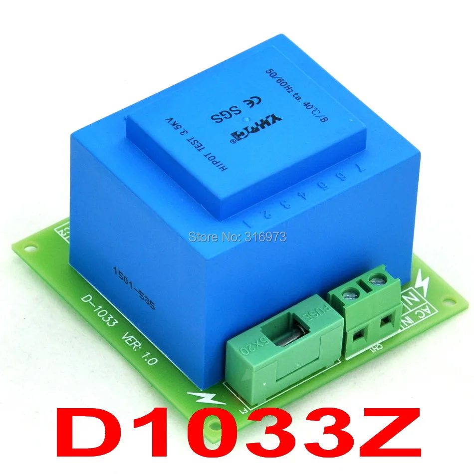 Основной 230VAC, вторичный 2x 24VAC, 20VA Мощность трансформатор модуль, D-1033/Z,AC24V
Основной 230VAC, вторичный 2x 24VAC, 20VA Мощность трансформатор модуль, D-1033/Z,AC24V