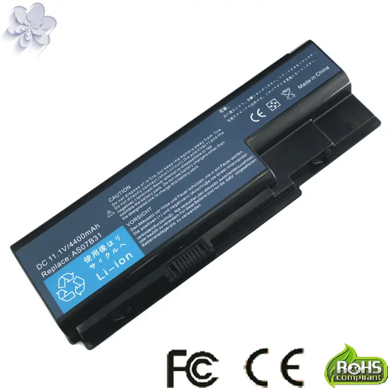 Новый аккумулятор для Acer Aspire 5315 5520 5720 5920 6920 6920G 6930 AS07B31 AS07B71 AS07B41 AS07B51 AS07BX1 ICK70 ICL50 ICW50 ZD1
Новый аккумулятор для Acer Aspire 5315 5520 5720 5920 6920 6920G 6930 AS07B31 AS07B71 AS07B41 AS07B51 AS07BX1 ICK70 ICL50 ICW50 ZD1
