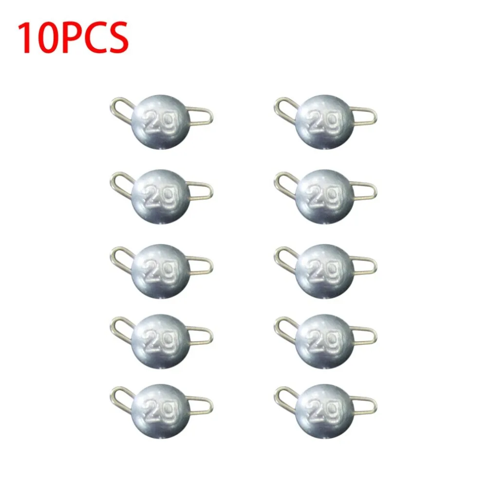 10 Pcs Small Size Round Shape Lead Hook Jig Head Lead Deep Water Bullet Crank Hook Lead Sinker Outdoor Fishing Accessories
10 Pcs Small Size Round Shape Lead Hook Jig Head Lead Deep Water Bullet Crank Hook Lead Sinker Outdoor Fishing Accessories