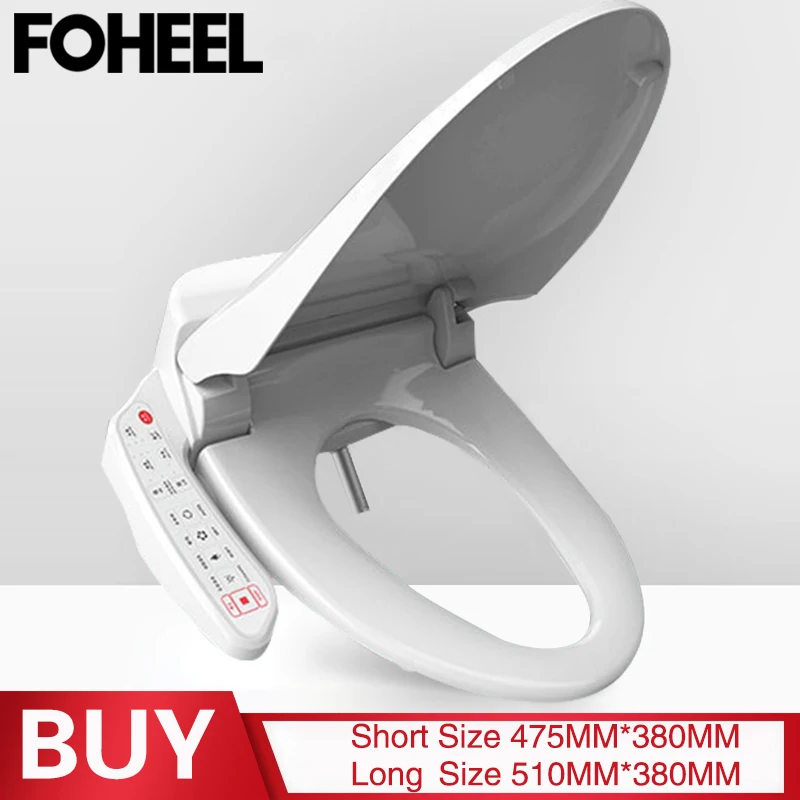 FOHEEL New Smart Toilet Seat Intelligent Electric Bidet Cover Smart Bidet Heating Toilet Seat Lid For Bathroom
FOHEEL New Smart Toilet Seat Intelligent Electric Bidet Cover Smart Bidet Heating Toilet Seat Lid For Bathroom