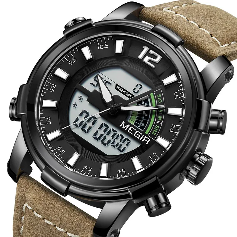 Top Brand Luxury Sport Miliatary LED Digital Mens Watches Army Leather Strap Quartz Watch Men Relogios Masculino 2019 waches
Top Brand Luxury Sport Miliatary LED Digital Mens Watches Army Leather Strap Quartz Watch Men Relogios Masculino 2019 waches
