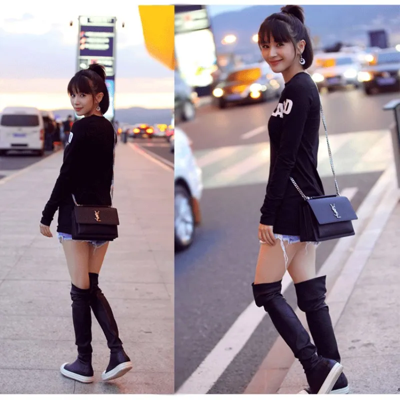 New stretch Martin boots leather stiletto back zipper high heel socks boots square head fashion women's boots zapatos de mujer
New stretch Martin boots leather stiletto back zipper high heel socks boots square head fashion women's boots zapatos de mujer