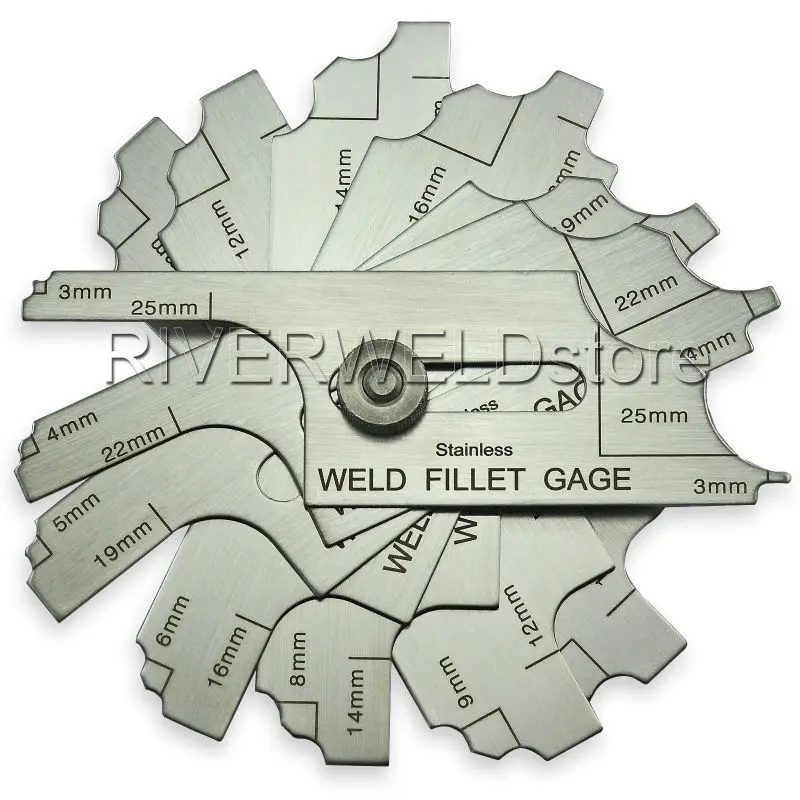 7piece Fillet Weld Set Gage RL Gauge Welding Inspection Test Ulnar Metric
7piece Fillet Weld Set Gage RL Gauge Welding Inspection Test Ulnar Metric