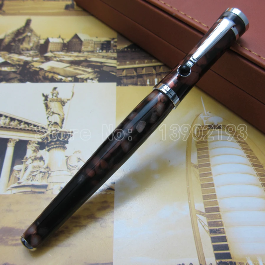 Foreign trade wholesale pen / Acrylic case Coffee Fountain Pen High quality ink pen Fl1096612
Foreign trade wholesale pen / Acrylic case Coffee Fountain Pen High quality ink pen Fl1096612