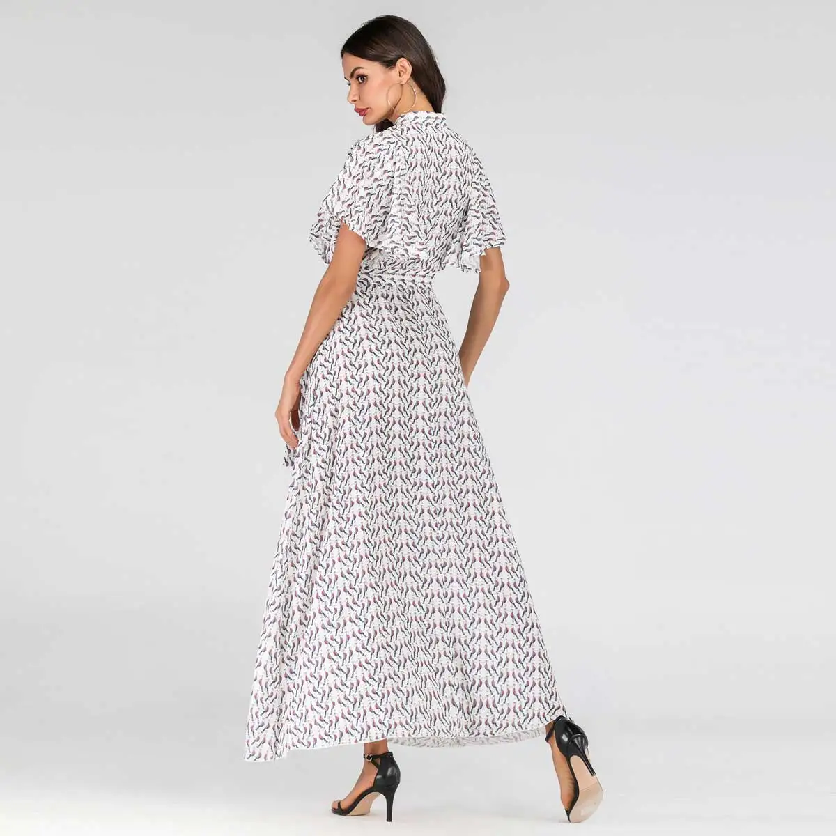 Summer Women Chiffon Bohemian Maxi Dress Printed Office Lady short sleeve ramadan muslim belted abaya african dashiki VKDR1647
Summer Women Chiffon Bohemian Maxi Dress Printed Office Lady short sleeve ramadan muslim belted abaya african dashiki VKDR1647