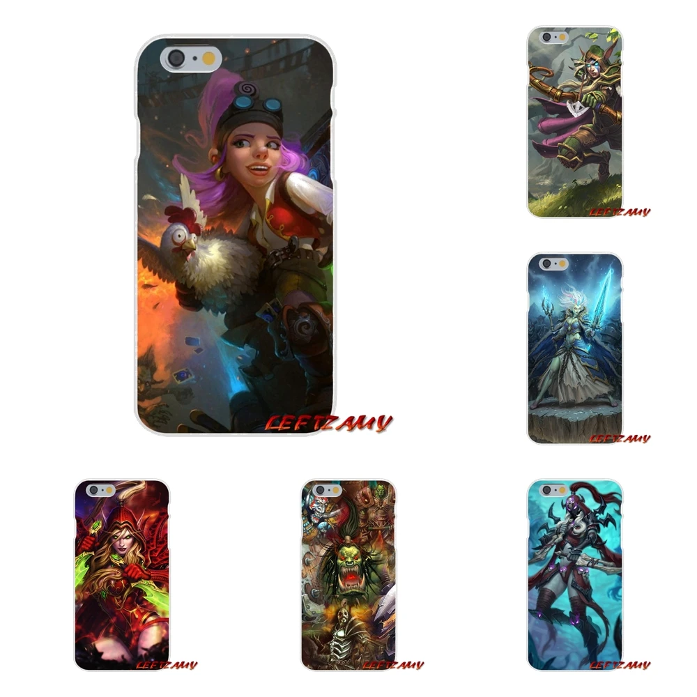 Крутая игра Hearthstone аксессуары для карт чехлы телефонов iPhone X 4 4s 5 5S 5C SE 6 S 7 8