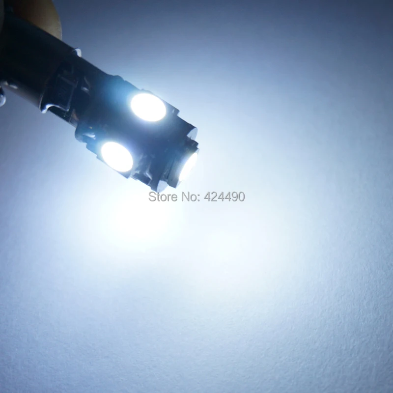 10X BA9S 5 SMD 5050 LED Canbus lamps Error Free t4w h6w Car LED bulbs interior Lights Car Light Source parking 12V White 6000K
10X BA9S 5 SMD 5050 LED Canbus lamps Error Free t4w h6w Car LED bulbs interior Lights Car Light Source parking 12V White 6000K