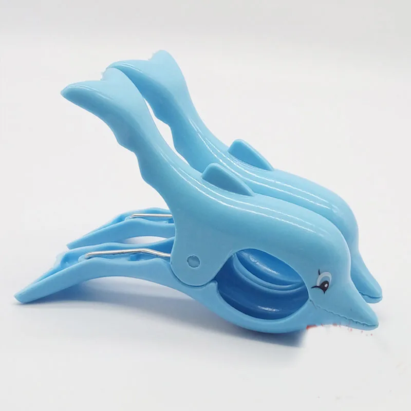 2PCS Stronging Plastic Cute Dolphin Clips Beach Towel Clamp To prevent the wind Clamp Clothes Pegs Drying Racks Retaining Clip
2PCS Stronging Plastic Cute Dolphin Clips Beach Towel Clamp To prevent the wind Clamp Clothes Pegs Drying Racks Retaining Clip
