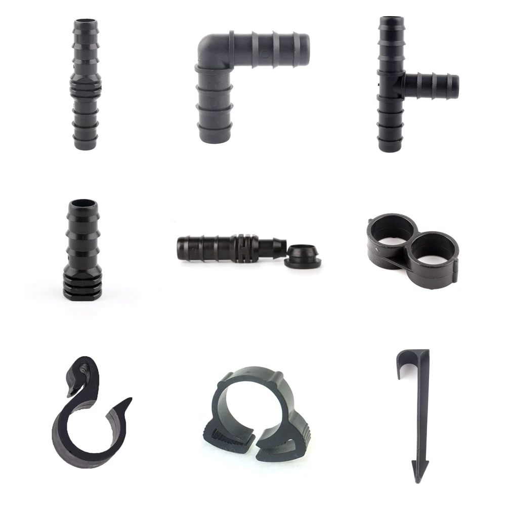 10pcs 16mm PE Pipe Connectors Garden Micro Drip Irrigation Pipe Hose Connector Gardening Watering System Joints Tee Elbow Plug
10pcs 16mm PE Pipe Connectors Garden Micro Drip Irrigation Pipe Hose Connector Gardening Watering System Joints Tee Elbow Plug