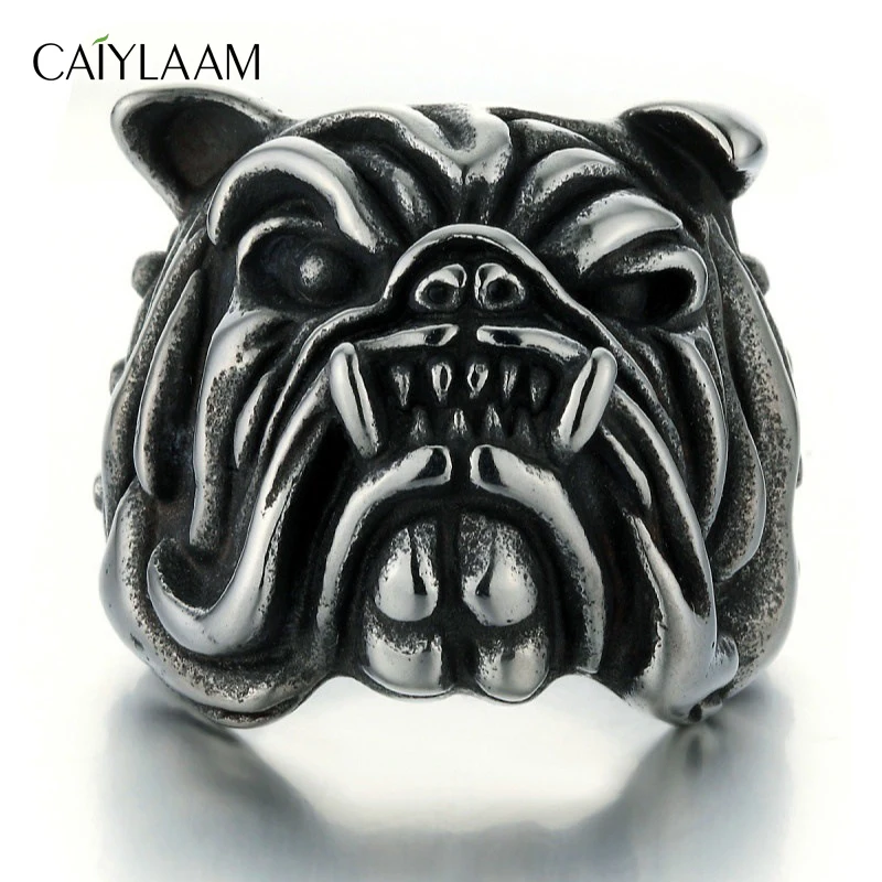 CAIYLAAM модное индивидуальное французское кольцо с дизайном бульдог для мужчин