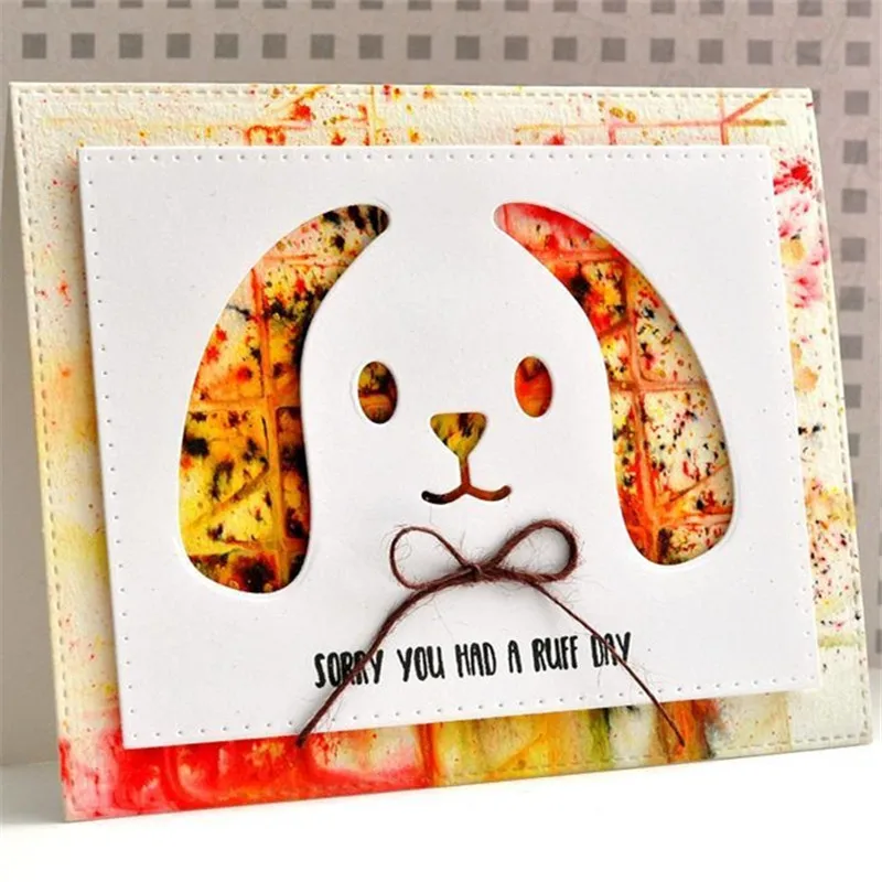 AOKEDIY Mold Dog face decoration Metal Cutting Dies Stencils For Card Making Decorative Embossing Suit Paper Cards Stamp DIY
AOKEDIY Mold Dog face decoration Metal Cutting Dies Stencils For Card Making Decorative Embossing Suit Paper Cards Stamp DIY