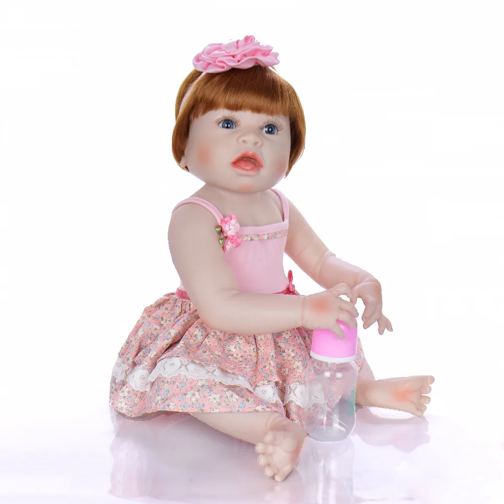 22 дюйма силиконовая кукла для новорожденных bebes reborn cuerpo completo silicona, куклы для маленьких девочек, подарок boneca reborn
22 дюйма силиконовая кукла для новорожденных bebes reborn cuerpo completo silicona, куклы для маленьких девочек, подарок boneca reborn