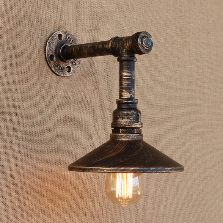 Loft Style Iron Water Pipe Lamp Edison Wall Sconce With Switch Retro Wall Light Fixtures Indoor Vintage Industrial Lighting
Loft Style Iron Water Pipe Lamp Edison Wall Sconce With Switch Retro Wall Light Fixtures Indoor Vintage Industrial Lighting