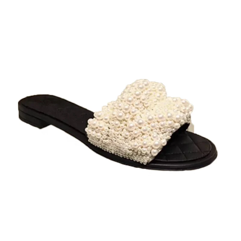 Moraima Snc 2019 New Fashion Woman Shoes For Summer Pearl Decor Sweet Girl Dating School Style Youth Female Outside Cozy Slides
Moraima Snc 2019 New Fashion Woman Shoes For Summer Pearl Decor Sweet Girl Dating School Style Youth Female Outside Cozy Slides