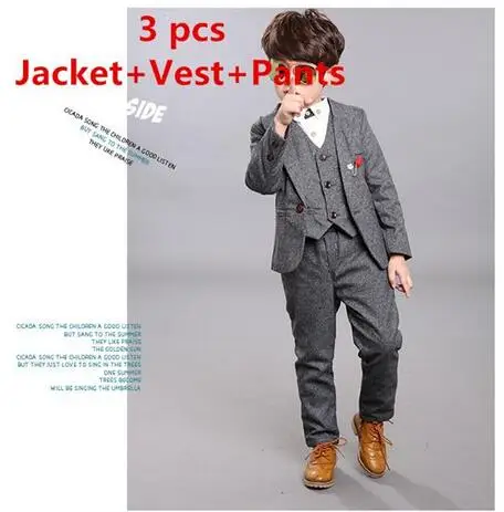 boys kids 3PCS blazers boy suit for weddings prom formal spring autumn gray/blue dress wedding boy suits
boys kids 3PCS blazers boy suit for weddings prom formal spring autumn gray/blue dress wedding boy suits