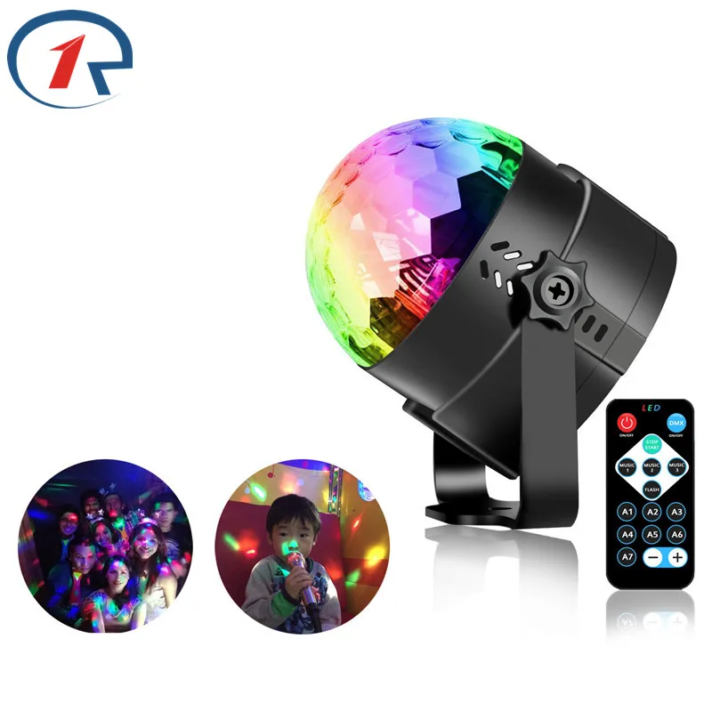 ZjRight Remote Crystal Rotat Ball LED Stage Light KTV bar dancing kids birthday gift Holiday dj Xmas party led lights decoration
ZjRight Remote Crystal Rotat Ball LED Stage Light KTV bar dancing kids birthday gift Holiday dj Xmas party led lights decoration