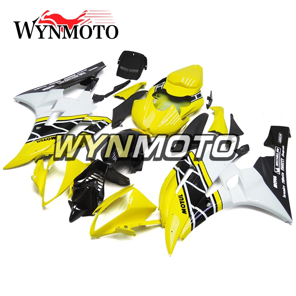 Полный комплект обтекателей для Yamaha R6 2006-2007 06 07 лет инъекции ABS пластмасса Кузов мотоцикла Желтые Черные Обтекатели коврики
Полный комплект обтекателей для Yamaha R6 2006-2007 06 07 лет инъекции ABS пластмасса Кузов мотоцикла Желтые Черные Обтекатели коврики