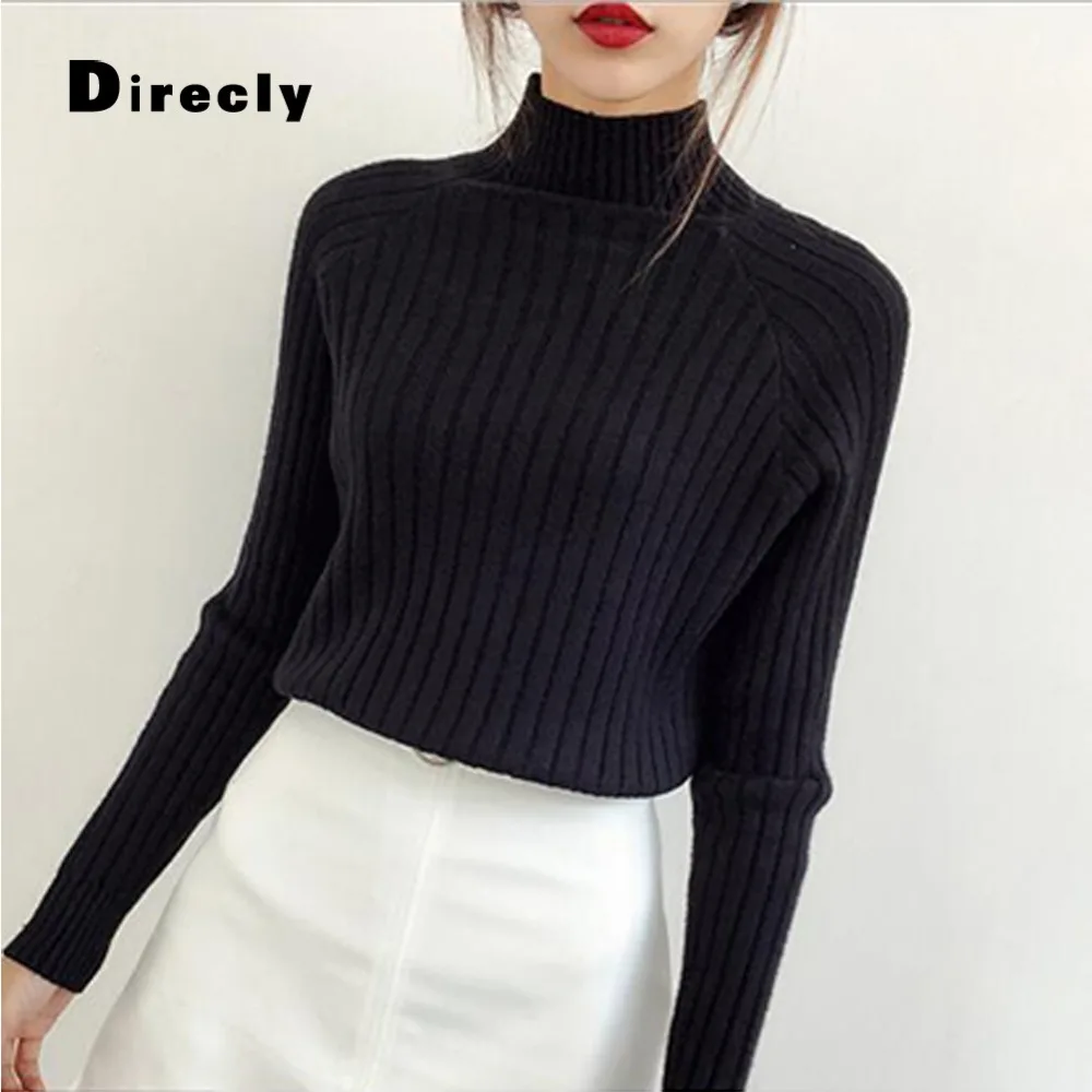 Direcly2018 new women's pullover high collar sweater fashion autumn and winter women's high collar sweater pullover ladies
Direcly2018 new women's pullover high collar sweater fashion autumn and winter women's high collar sweater pullover ladies