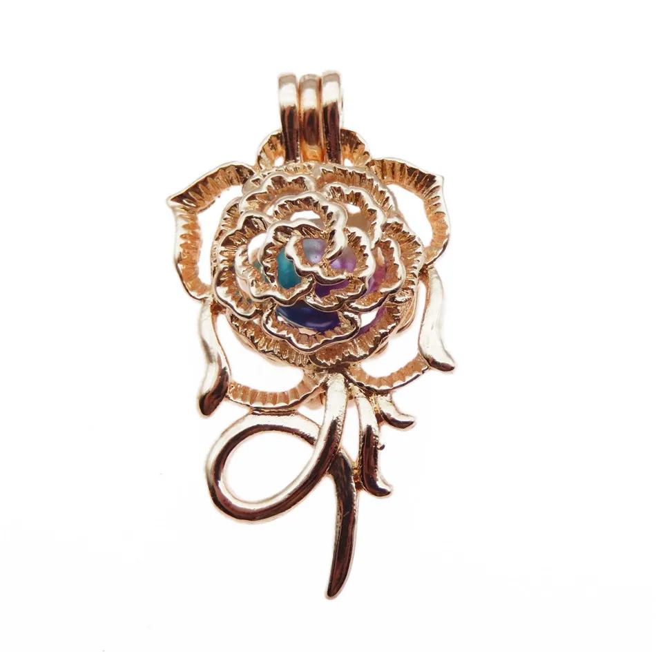 10PCS Rose Gold Charm Rose Pearl Cage Pendant Necklace Women Aromatherapy Essential Oil Diffuser Jewelry Making Oyster Pearl
10PCS Rose Gold Charm Rose Pearl Cage Pendant Necklace Women Aromatherapy Essential Oil Diffuser Jewelry Making Oyster Pearl