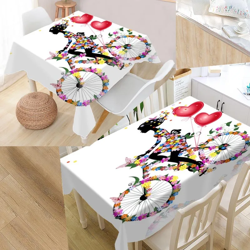 Custom woman flowers Tablecloth Waterproof Oilproof Rectangular Home Wedding Tablecloth Textiles
Custom woman flowers Tablecloth Waterproof Oilproof Rectangular Home Wedding Tablecloth Textiles
