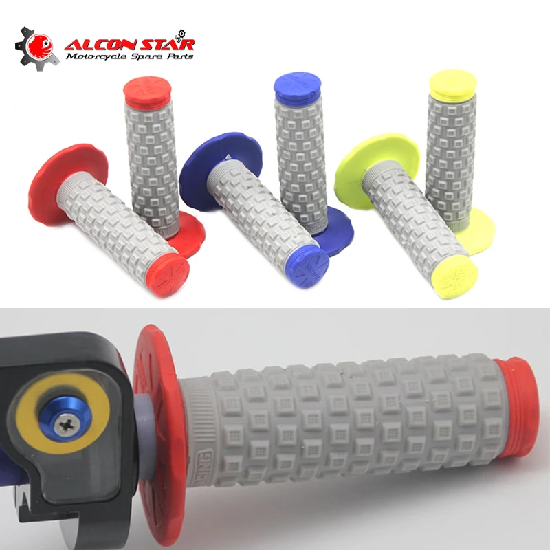 Alconstar- 7/8" Rubber MX Handlebar Grip Gel Brake Handle Motorcycle Motorcross Dirt Pit Bike For Yamaha For Kawasaki
Alconstar- 7/8" Rubber MX Handlebar Grip Gel Brake Handle Motorcycle Motorcross Dirt Pit Bike For Yamaha For Kawasaki