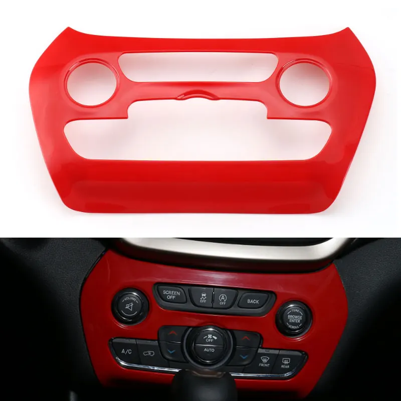 Car Interior A/C Air Condition Switch Master Control Panel Cover Trim Frame Decoration for Jeep Cherokee 2014-2016 Car Styling
Car Interior A/C Air Condition Switch Master Control Panel Cover Trim Frame Decoration for Jeep Cherokee 2014-2016 Car Styling