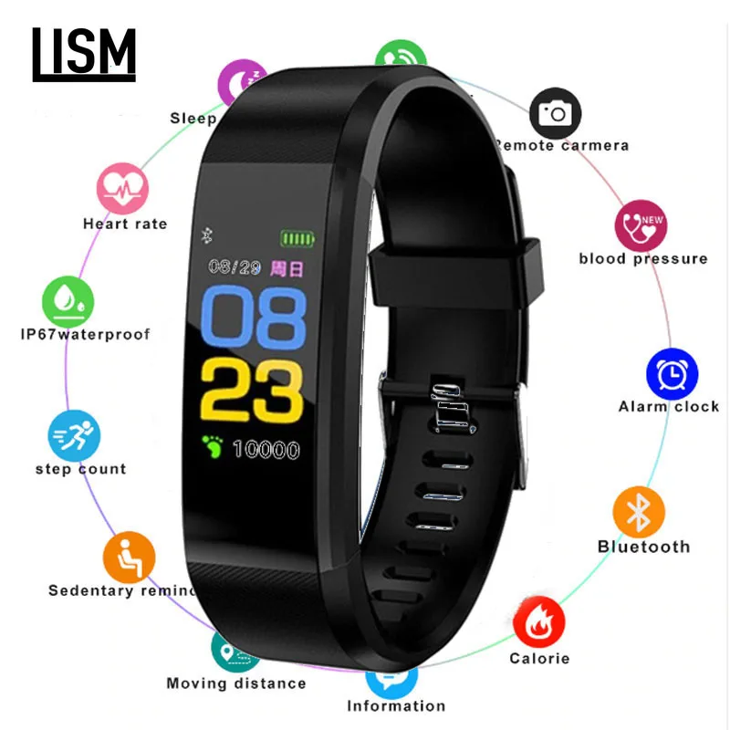 Фитнес браслет с пульсометром фитнес трекер смарт honor mi Band 3 fit bit часы для