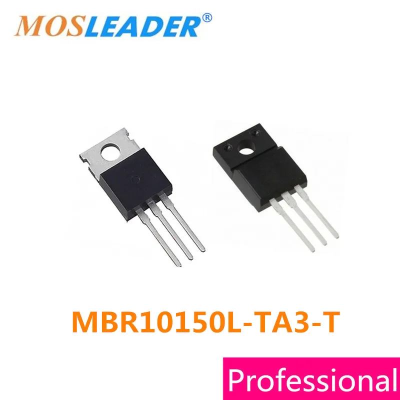 

Mosleader 50pcs TO220 TO220F MBR10150L-TA3-T MBR10150L High quality MBR10150