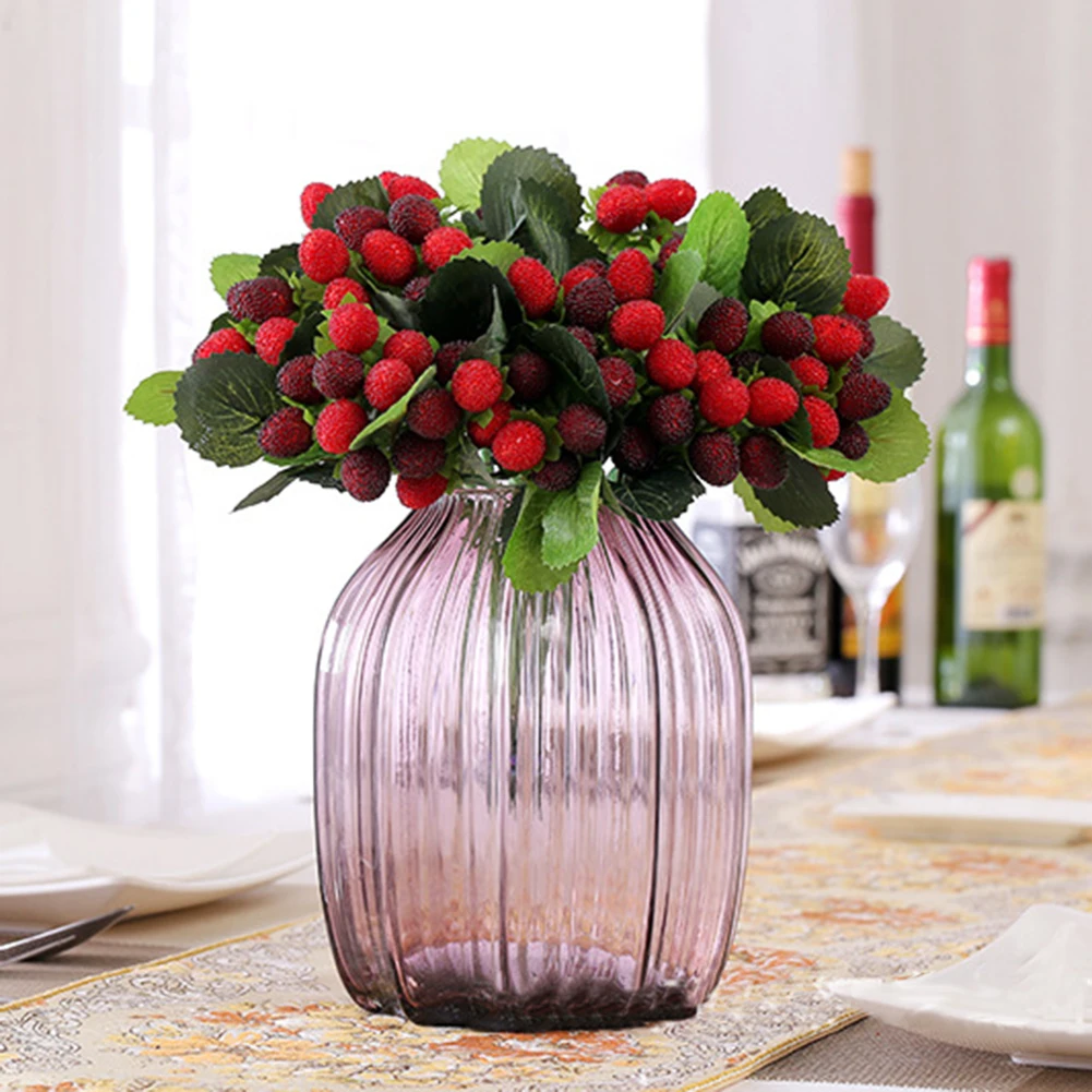 Artificial Lifelike Flower Fruit Mini Berries Bouquet Plastic DIY Wedding Decoration Fake Flower For Home Decoration
Artificial Lifelike Flower Fruit Mini Berries Bouquet Plastic DIY Wedding Decoration Fake Flower For Home Decoration