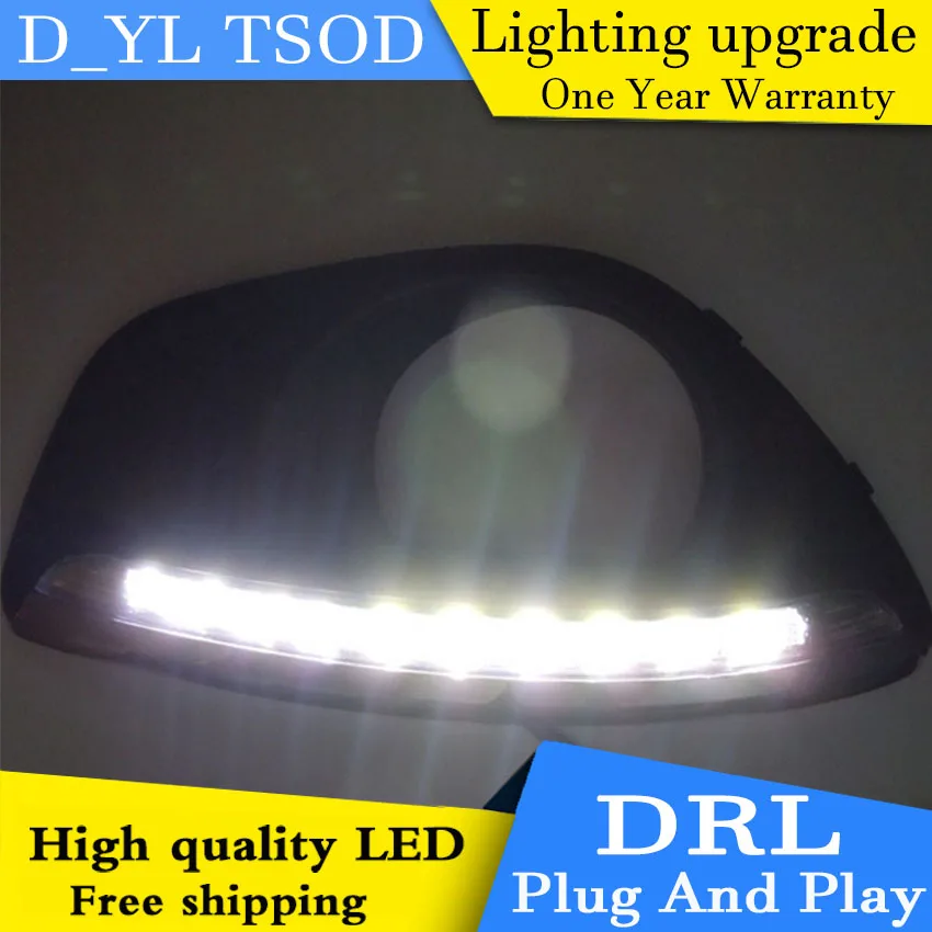 Car styling For Hyundai Santa Fe 10-12 LED DRL For led fog lamps daytime running High brightness guide LED DRL light Automobile
Car styling For Hyundai Santa Fe 10-12 LED DRL For led fog lamps daytime running High brightness guide LED DRL light Automobile