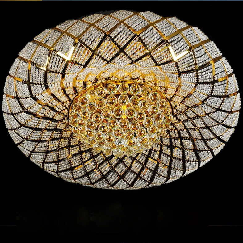 LED Crystal Ceiling Lamps Modern Gold Crystal Ceiling Lights Fixture American Round Birdnest Home Indoor Lighting 3 White Color
LED Crystal Ceiling Lamps Modern Gold Crystal Ceiling Lights Fixture American Round Birdnest Home Indoor Lighting 3 White Color
