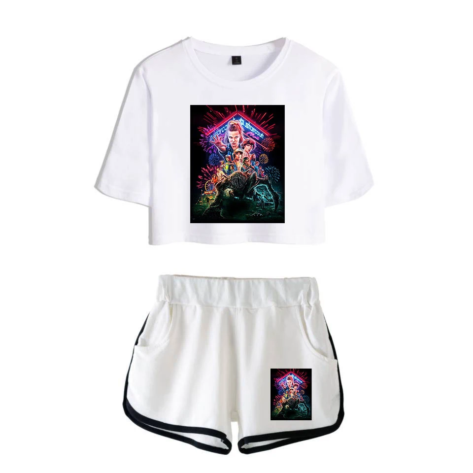 Stranger Things Season 3 Two-piece set comfy casual popular sets for girl women short sleeve sexy fashion
Stranger Things Season 3 Two-piece set comfy casual popular sets for girl women short sleeve sexy fashion