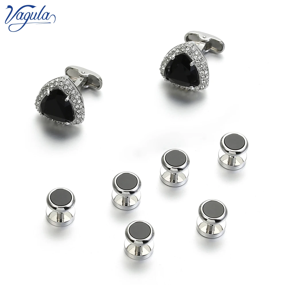 VAGULA New Cufflinks Studs in 8PCS Set Luxury Gemelos Button Links Tuxedo Collar Stud 413
VAGULA New Cufflinks Studs in 8PCS Set Luxury Gemelos Button Links Tuxedo Collar Stud 413