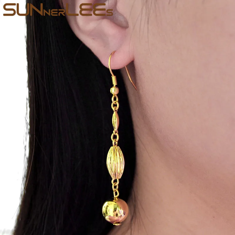 SUNNERLEES Fashion Jewelry Womens Girls Gold-Color Drop Earrings Lucky Beads Dangles E11 Y
SUNNERLEES Fashion Jewelry Womens Girls Gold-Color Drop Earrings Lucky Beads Dangles E11 Y