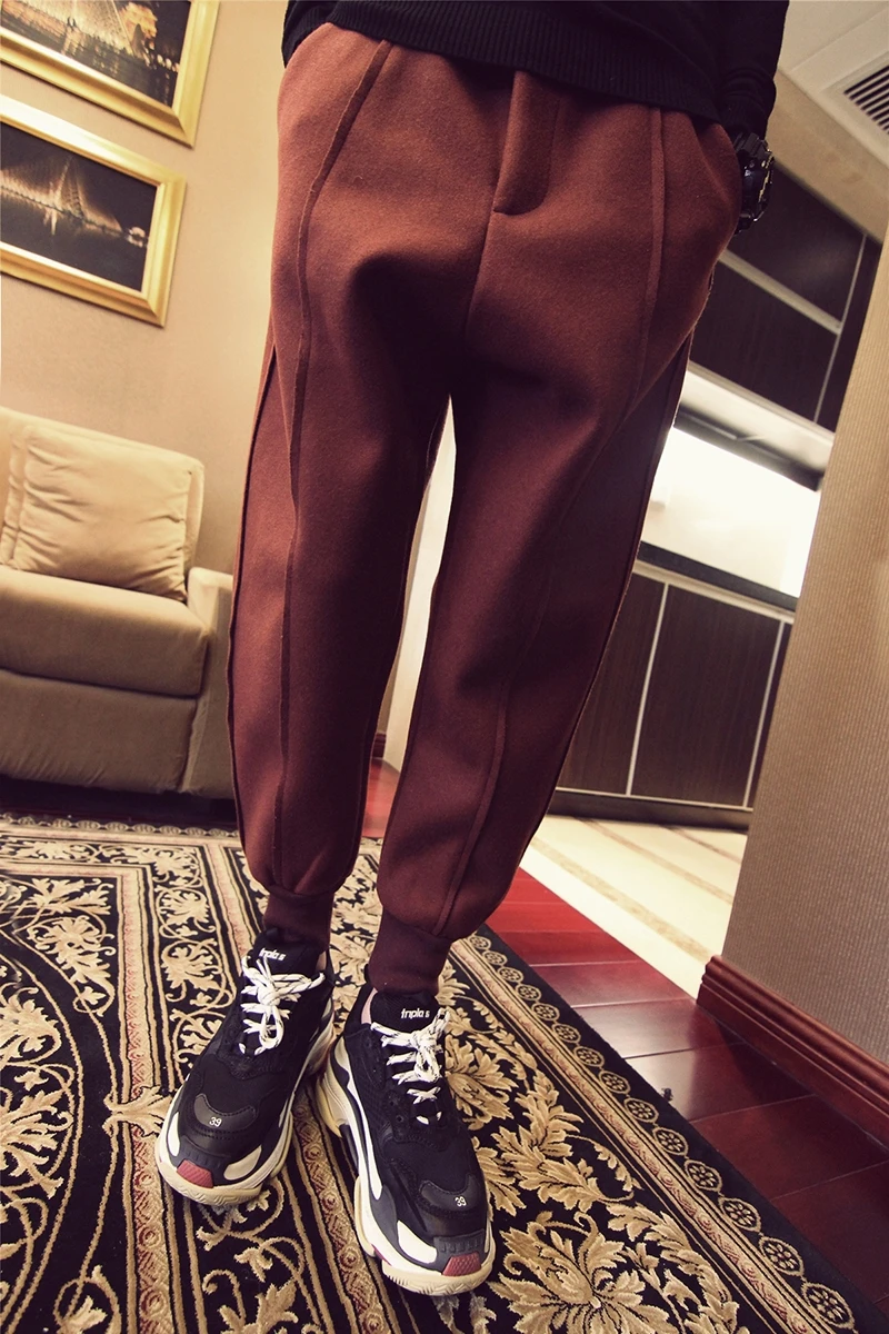 Spring and autumn recreational pants male day fastens loose woollen suede small foot harem pants youth trend tie pants
Spring and autumn recreational pants male day fastens loose woollen suede small foot harem pants youth trend tie pants