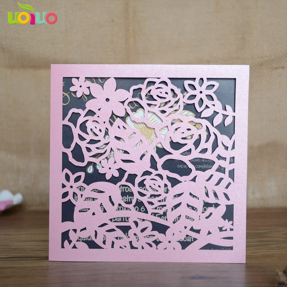 High quality elegant flower birthday invitation cards die cut cheap chinese traditional wedding invitation cards model
High quality elegant flower birthday invitation cards die cut cheap chinese traditional wedding invitation cards model