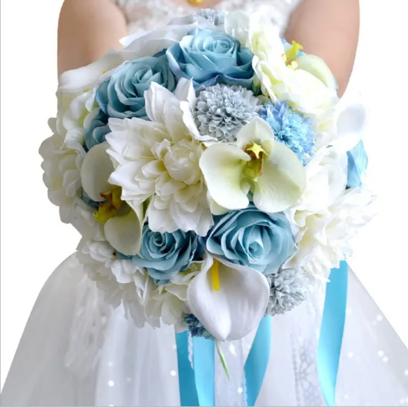 Custom handmade blue wedding gifts with flowers for the endless sea of love Free Shipping
Custom handmade blue wedding gifts with flowers for the endless sea of love Free Shipping