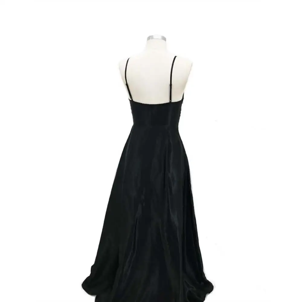 ANTI Black A Line Prom Dress Sexy Deep V Neck High Slit Long Evening Gowns For Women Plus Size Cheap Special Event Party Dresses
ANTI Black A Line Prom Dress Sexy Deep V Neck High Slit Long Evening Gowns For Women Plus Size Cheap Special Event Party Dresses