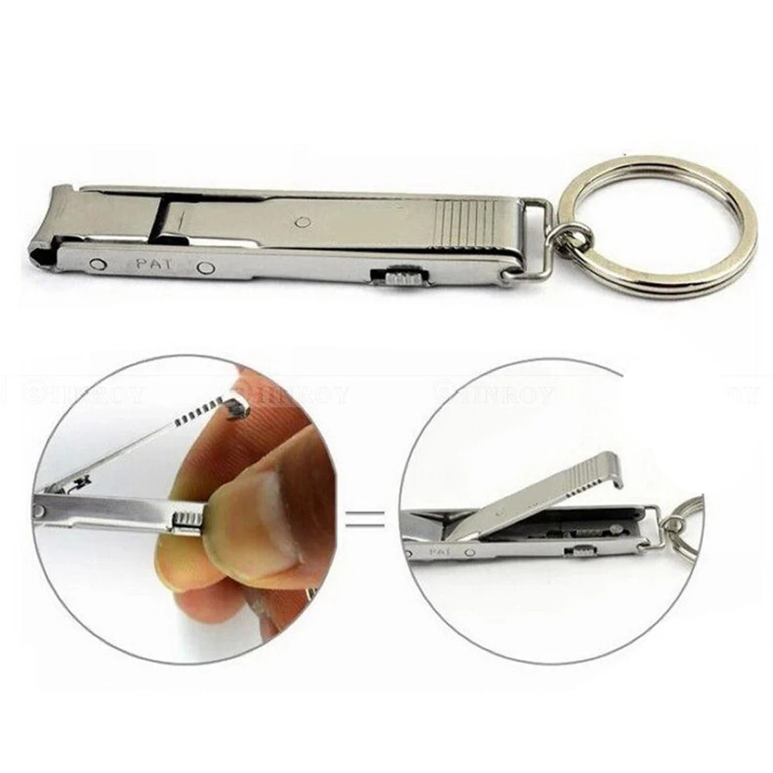 1pcs New Arrival Ultra Slim Small Foldable Stainless Steel Nail Clippers Keychain EDC Pocket Tool
1pcs New Arrival Ultra Slim Small Foldable Stainless Steel Nail Clippers Keychain EDC Pocket Tool