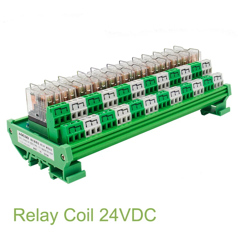 12-канальный релейный модуль OMRON DPDT G2R-2 DIN Rail Mount | Обустройство дома